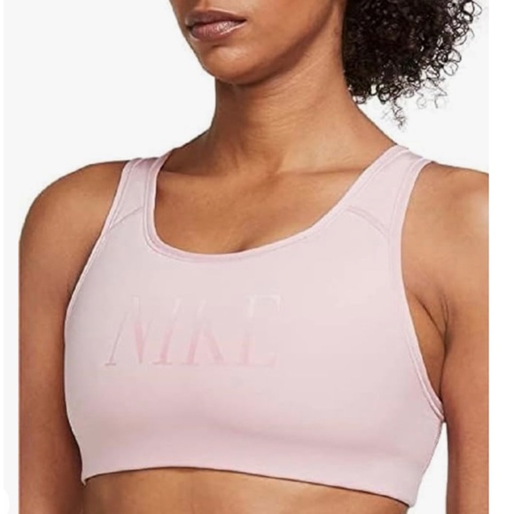 Nike Other - Nike Dri-FIT Logo Scoop-Back Medium-Impact Sports Bra Size Large